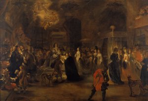 瑞典国王查理十世古斯塔夫1622-1660年10月24日的婚礼，1654年。