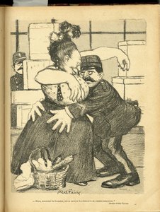 阿贝尔-法伊夫尔（1867-1945）在《愤怒》中的插图 作者 朱尔斯·亚伯·费弗尔
