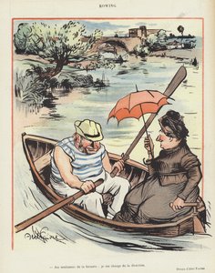 划船。 Le Rire的插图