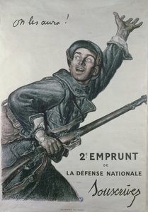 “我们将拥有它们”，国防部第二笔贷款的海报，c.1915