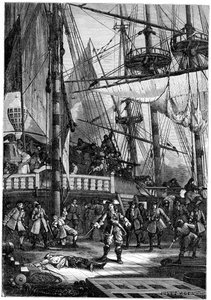 让·巴特（Jean Bart）杀死荷兰海王星队长，1898年