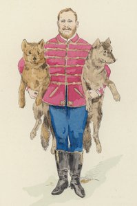 训犬师（彩色石版） 作者 朱尔斯·阿森（后）卡尼尔
