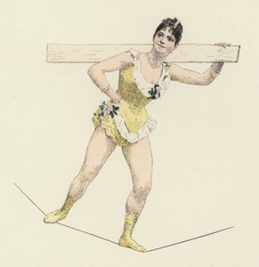 高丝艺人（彩色石版画） 作者 朱尔斯·阿森（后）卡尼尔