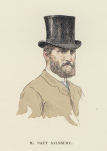 M Naet Salsbury（彩色印刷）。 作者 朱尔斯·阿森（后）卡尼尔