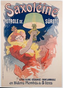 广告“ Saxoleine”，安全灯油，1901年