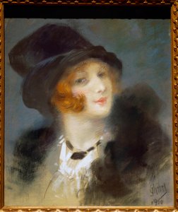 巴黎人。 Jules Cheret 的绘画（1836 - 1932） 作者 朱尔斯·切雷特（Jules Cheret）