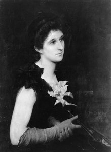 查尔斯-L-哈钦森夫人的画像，1890年。 作者 朱尔斯·埃利·德劳内