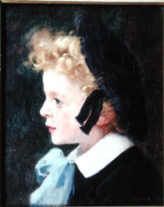 画家之子Marcel Renoux的肖像
