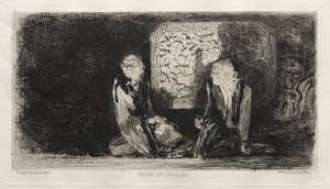 象牙和青瓷，1872年。 作者 朱尔斯·费迪南德·雅克马尔