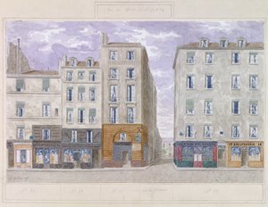 法国巴黎Rue du Four，No.28至No.34，1893年（纸上写着）