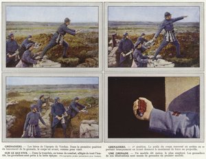 掷弹兵，掷弹兵，Qui-Vive，A Grenade 作者 Jules Gervais Courtellemont