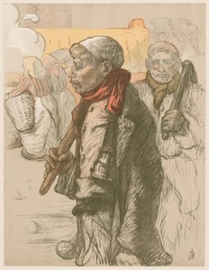 Au Pays Noir 在黑区，约1898年。 作者 朱尔斯·古斯塔夫·贝松