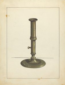 烛台，约1939年。 作者 儒勒·勒费弗尔