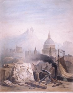 与圣保罗的图像蒙太奇，约1855年