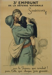 报名参加战斗的法国，法国日新月异"，国防部征兵海报 作者 儒勒·玛丽·奥古斯特·勒鲁