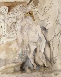 La Coiffure，1924年 作者 朱尔斯·帕辛