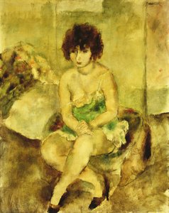 露西·克罗格（Lucy Krohg）的肖像，约1925年 作者 朱尔斯·帕辛