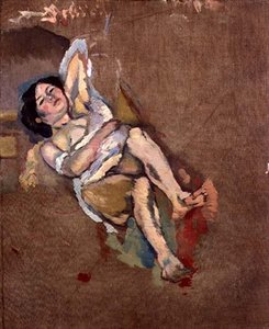 利穆赞女人》，约1908年（布面油画）。 作者 朱尔斯·帕辛