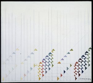 Futuristic art by Jules Schmalzigang, circa 1914