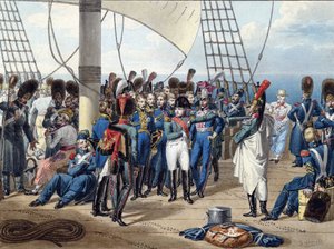 拿破仑从厄尔巴岛归来 - Vernet, Jules (1792-1843) - 1815 - 纸本水彩 - 26,2x34,7 - 私人收藏 作者 儒勒·韦尔内
