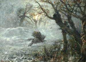 森林之王，约1887年 作者 朱莉·朱利耶维奇·克莱弗