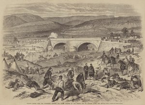 Traktir大桥横跨Tchernaya，展示了法国人为战后的防御而建造的作品 作者 朱利安·波特（Julian Portch）