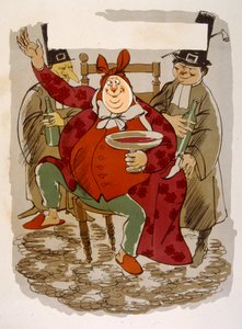 幽默的葡萄酒插图 1946.朱利安-帕维尔的插图