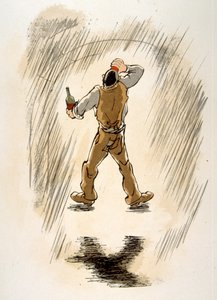 幽默的葡萄酒插图 1946.朱利安-帕维尔的插图