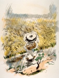 幽默的葡萄酒插图 1946.朱利安-帕维尔的插图
