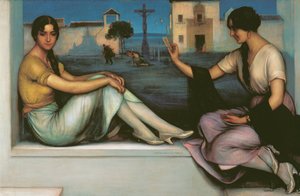 算命 - Romero de Torres, Julio (1874-1930) - 1922 - 布面油画 - 106x163 - 马拉加卡门-蒂森博物馆