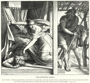 Jael Killeth Sisera (雕刻) 作者 朱利叶斯（后）施诺尔·冯·卡洛斯菲尔德