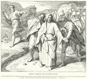 Shimei Curseth 和 Stoneth David (雕刻) 作者 朱利叶斯（后）施诺尔·冯·卡洛斯菲尔德