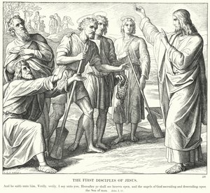 The First Disciples of Jesus (engraving) 作者 朱利叶斯（后）施诺尔·冯·卡洛斯菲尔德