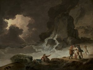 1790年代怀特岛背后的风暴 作者 朱利叶斯·凯撒·伊贝森