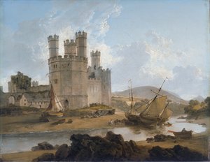 卡纳冯城堡》，1792年 作者 朱利叶斯·凯撒·伊贝森