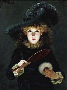 打扮，1885年 作者 朱利叶斯·哈尔