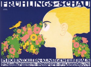春季展览，1914年 作者 朱利叶斯·克林格