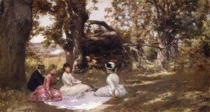 1896年在树下野餐