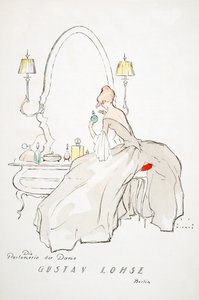 “Gustav Lohse, Berlin, from Styl, pub 1922 (stencil print) 的广告 作者 朱普·维尔茨