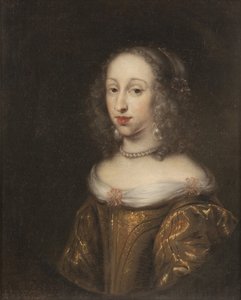 Princesse Anne Dorothee de Holstein Gottorp - 荷尔斯泰因-戈托普公主安娜多萝西娅（1640-1713 年）的肖像，由尤尔根的烤箱（1623-1678 年）绘制。 布面油画。 尺寸：69x57 厘米。 斯德哥尔摩国家博物馆