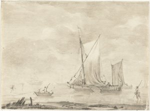 河流景观 作者 亨德里克·科贝尔（可能）