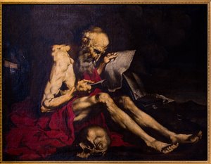 圣杰罗姆阅读 作者 胡塞佩德 (1591 1652) 里贝拉