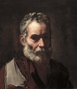 一位老人，c.1635 作者 朱塞佩·德·里贝拉
