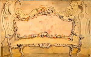 为Bilenski伯爵设计的沙发 作者 JusteAurèleMeissonnier