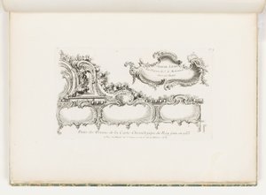 国王1733年年表（旧约）的装饰物的一部分。 Juste Aurele Meissonnier的作品中的35 作者 JusteAurèleMeissonnier