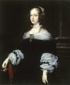 1654年伯爵夫人Teresa Dudley di Carpegna的肖像