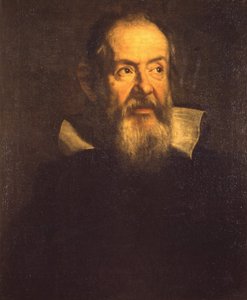 Galileo Galilei 的肖像 dit Galileo (1564 - 1642)。 - 佛罗伦萨乌菲兹美术馆。 贾斯图斯·萨斯特曼斯 (Justus Sustermans) 的绘画 (1597-1681)