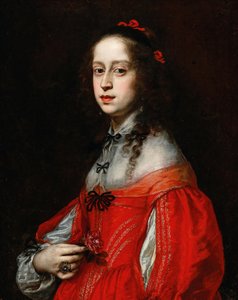 神圣罗马帝国女皇玛丽亚-莱奥波尔丁-冯-哈布斯堡-蒂罗尔肖像 作者 Justus Sustermans