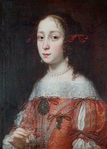 一位女士的画像，约1660年 作者 Justus Sustermans