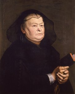 一个寡妇的肖像 作者 Justus Sustermans